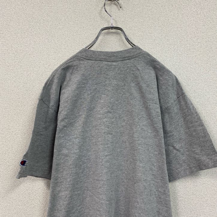 Champion　チャンピオン　半袖プリントTシャツ　灰色　グレー　Lサイズ