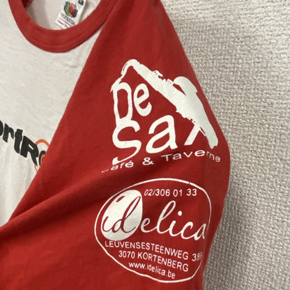 FRUIT OF THE LOOM　フルーツオブザルーム　長袖Tシャツ/ロンT　白　ホワイト　XLサイズ