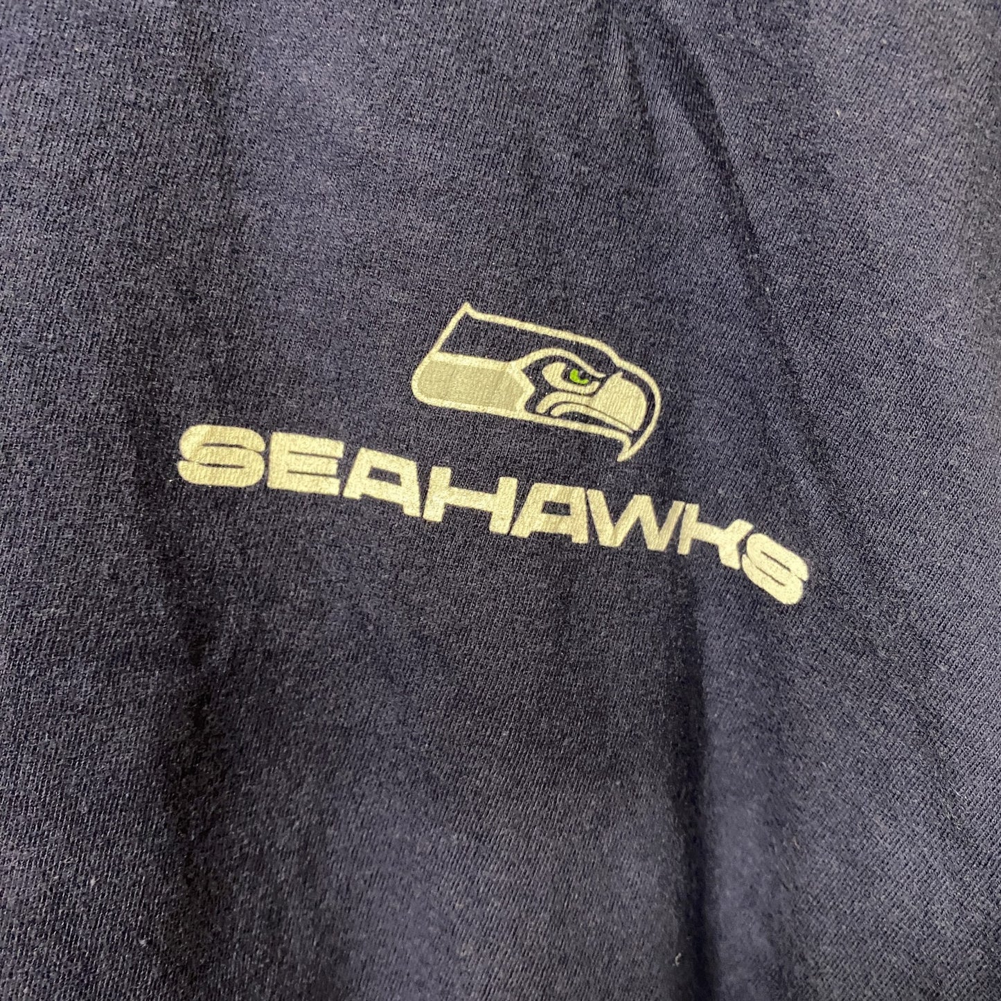 古着 used　THE NIKE TEE　ナイキ　半袖クルーネックデザインプリントTシャツ　ネイビー　Mサイズ