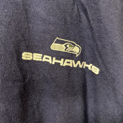 古着 used　THE NIKE TEE　ナイキ　半袖クルーネックデザインプリントTシャツ　ネイビー　Mサイズ