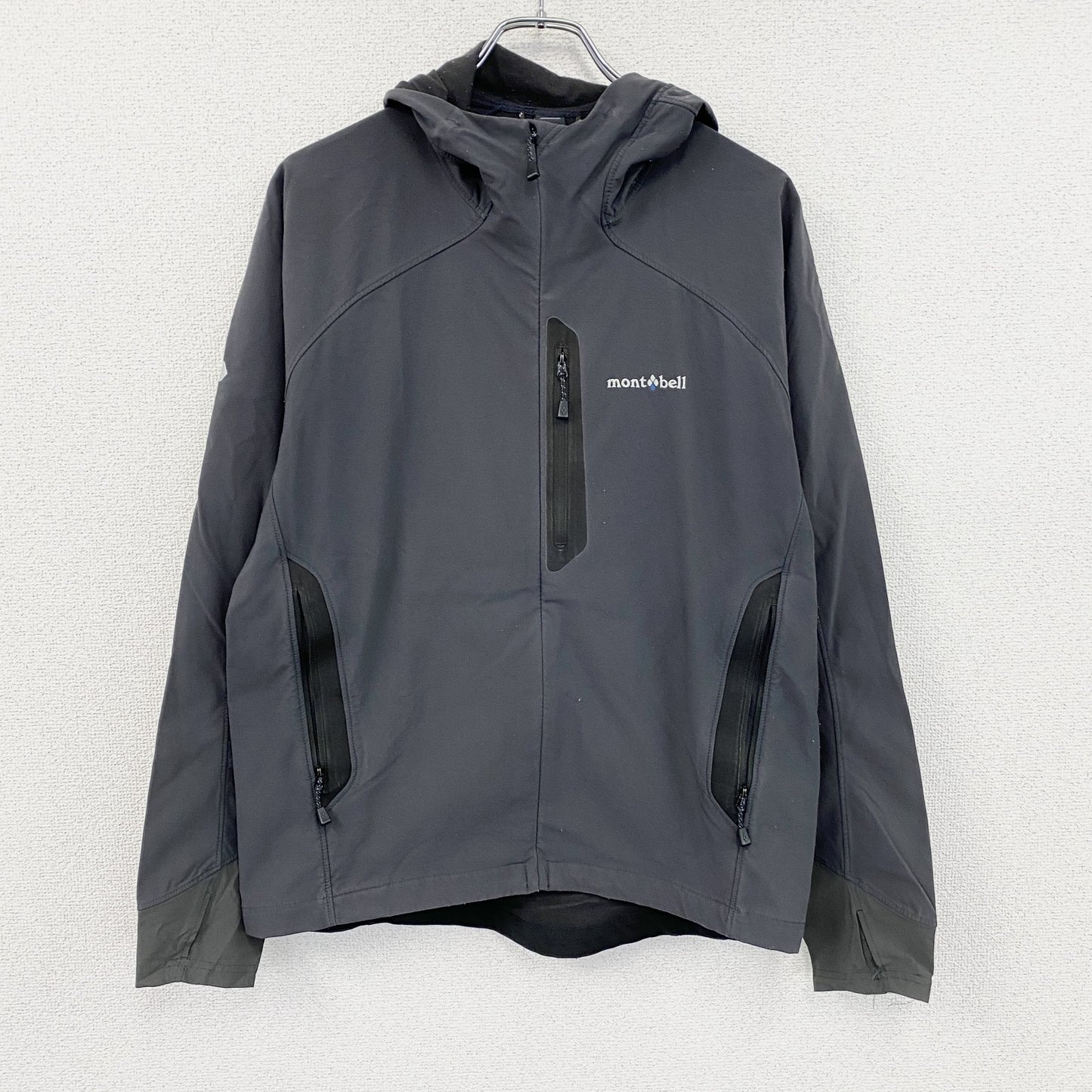 mont-bell　モンベル　CLIMAPRO　クラッグパーカ　フルジップパーカー/フーディー　ダークグレー　Lサイズ