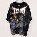 TAPOUT　半袖プリントTシャツ　黒　ブラック　２XLサイズ