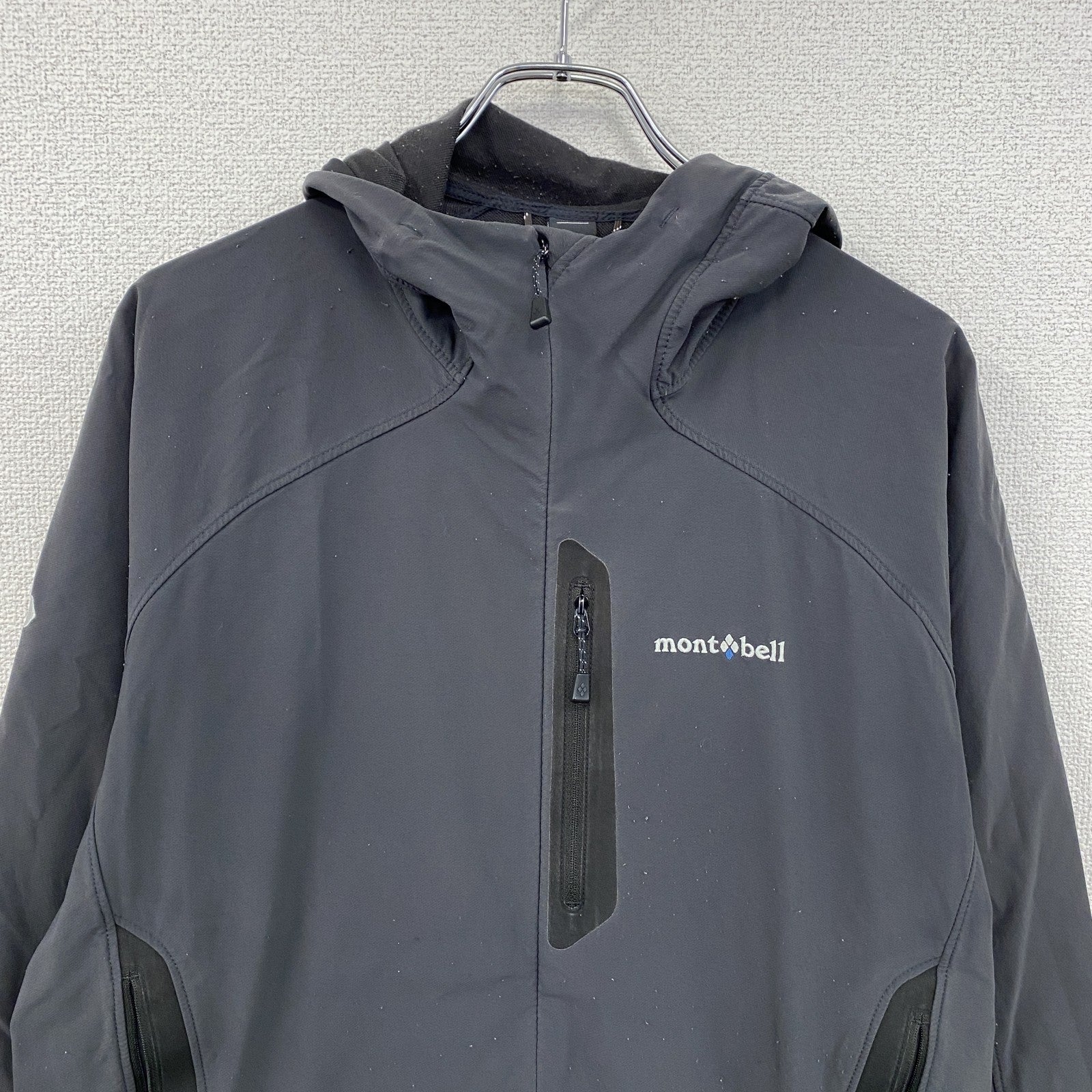mont-bell　モンベル　CLIMAPRO　クラッグパーカ　フルジップパーカー/フーディー　ダークグレー　Lサイズ