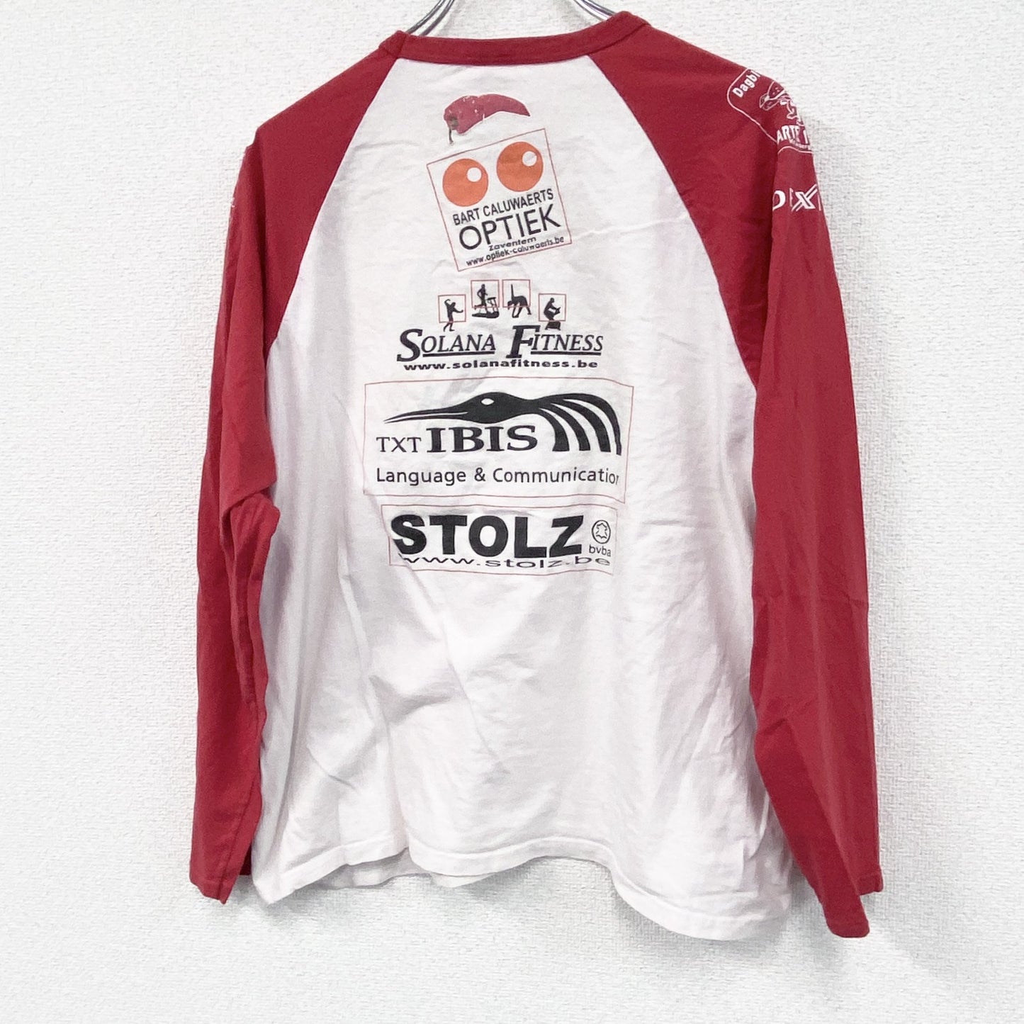 FRUIT OF THE LOOM　フルーツオブザルーム　長袖Tシャツ/ロンT　白　ホワイト　XLサイズ