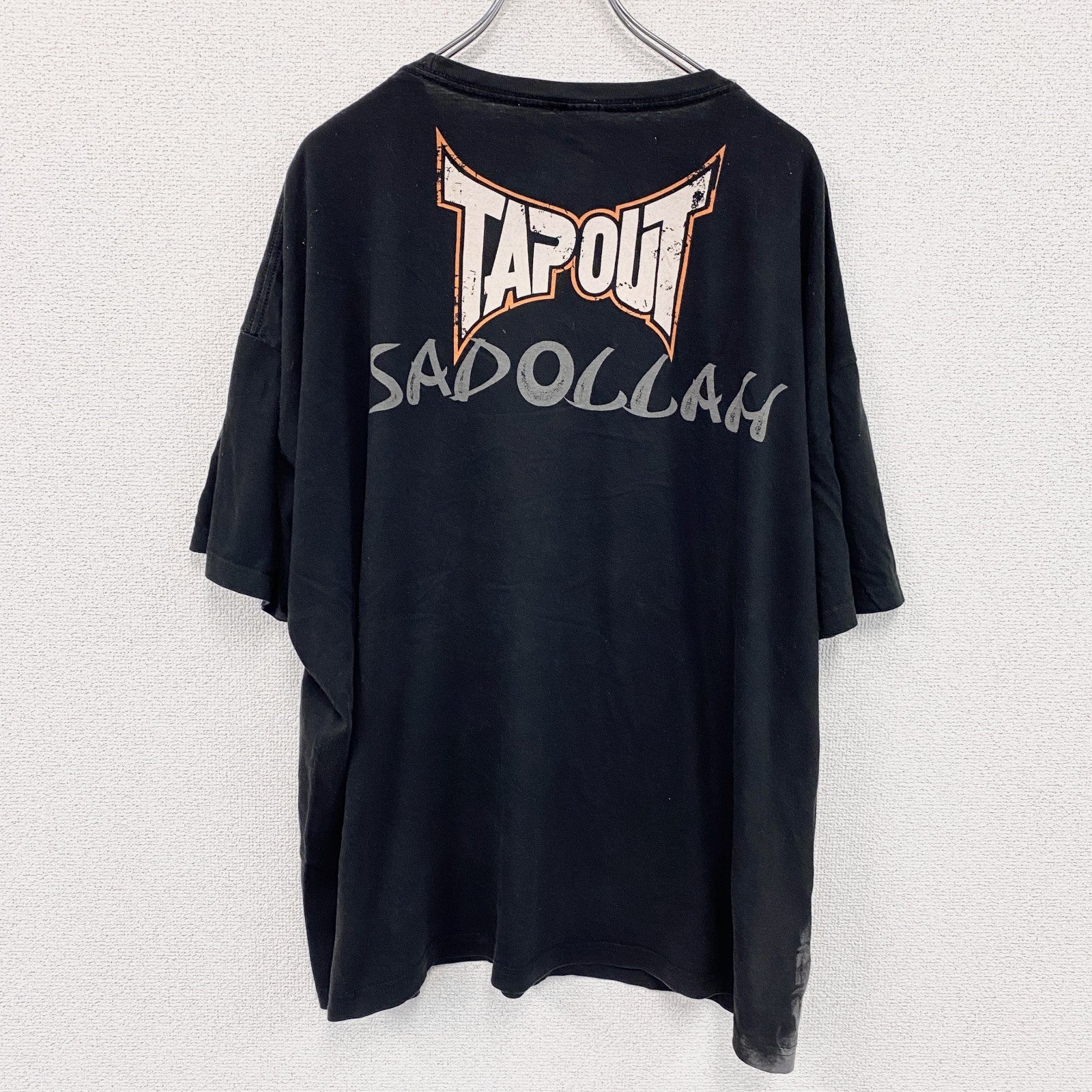 TAPOUT　半袖プリントTシャツ　黒　ブラック　２XLサイズ