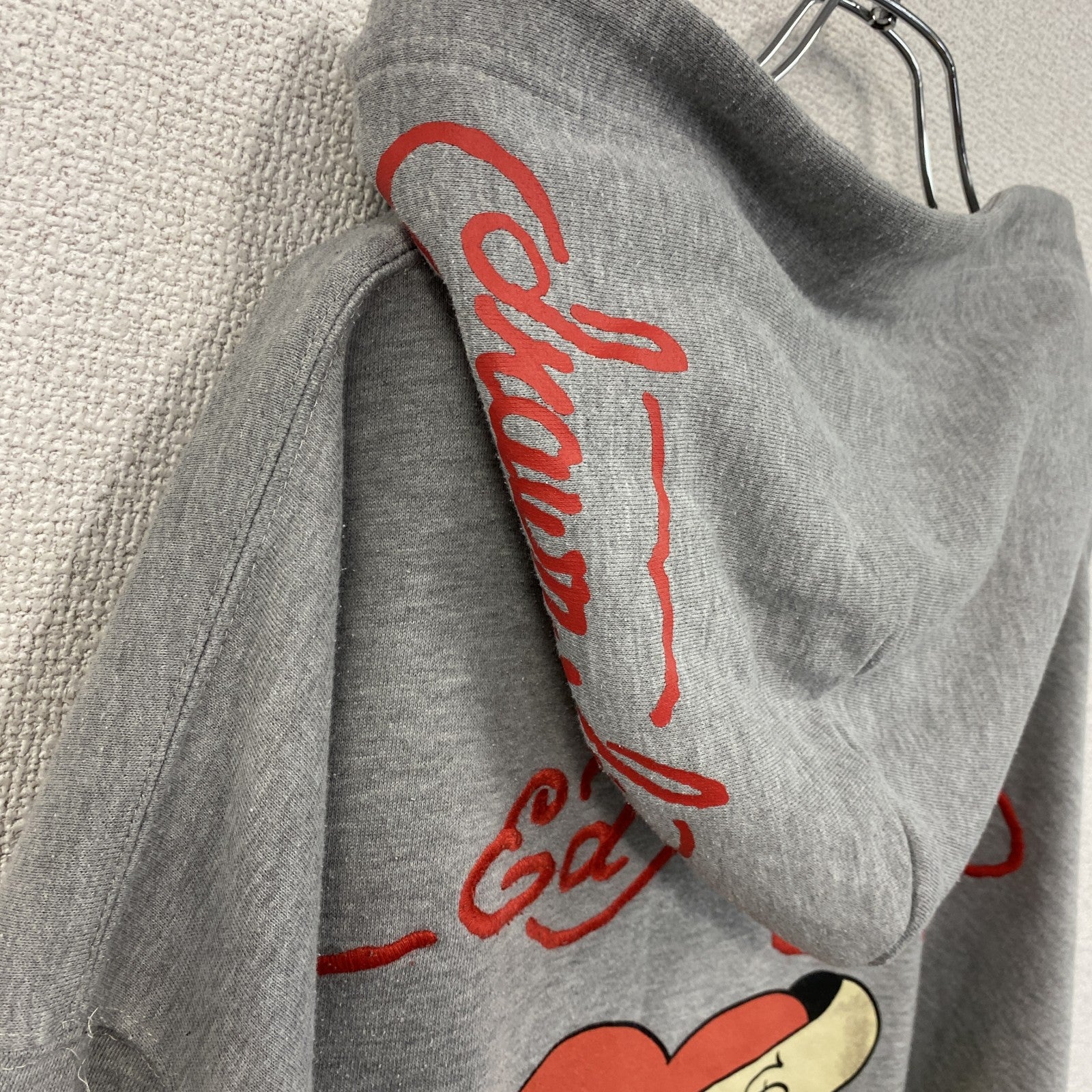 Ed Hardy　エドハーディー　フルジップパーカー/フーディー　グレー　5Lサイズ