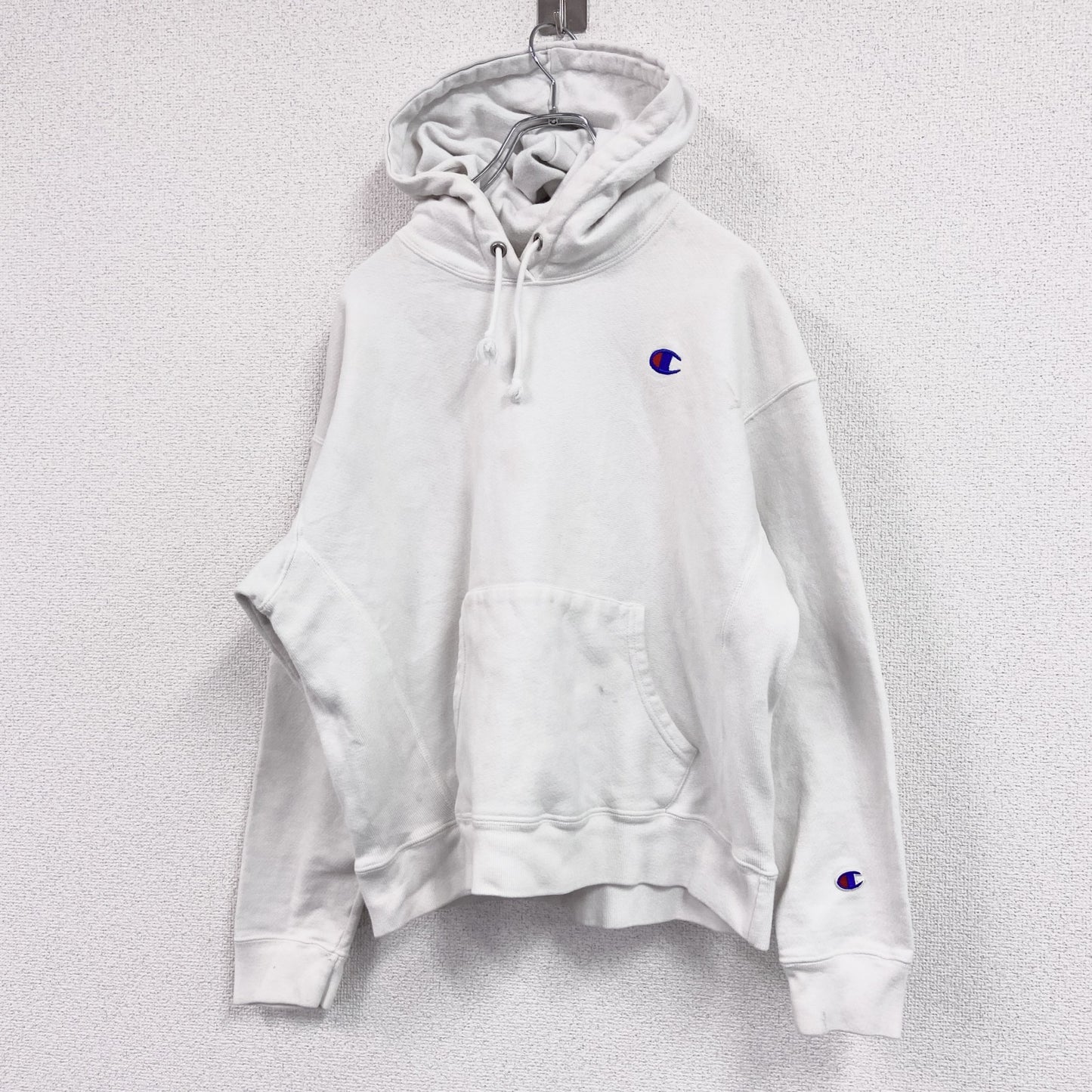 Champion　チャンピオン　リバースウィーブ　スウェットパーカー/フーディー　白　ホワイト　XLサイズ