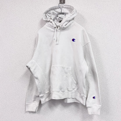 Champion　チャンピオン　リバースウィーブ　スウェットパーカー/フーディー　白　ホワイト　XLサイズ