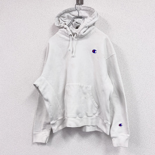 Champion　チャンピオン　リバースウィーブ　スウェットパーカー/フーディー　白　ホワイト　XLサイズ