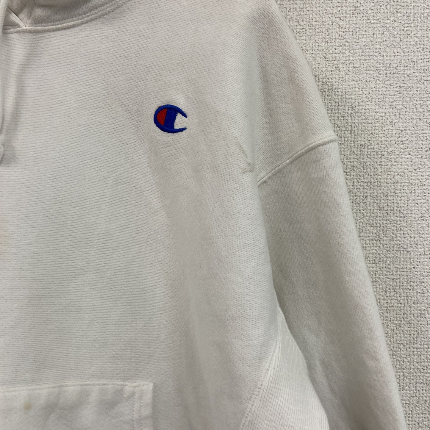 Champion　チャンピオン　リバースウィーブ　スウェットパーカー/フーディー　白　ホワイト　XLサイズ