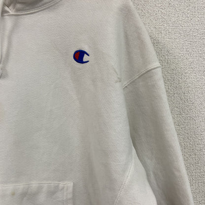 Champion　チャンピオン　リバースウィーブ　スウェットパーカー/フーディー　白　ホワイト　XLサイズ