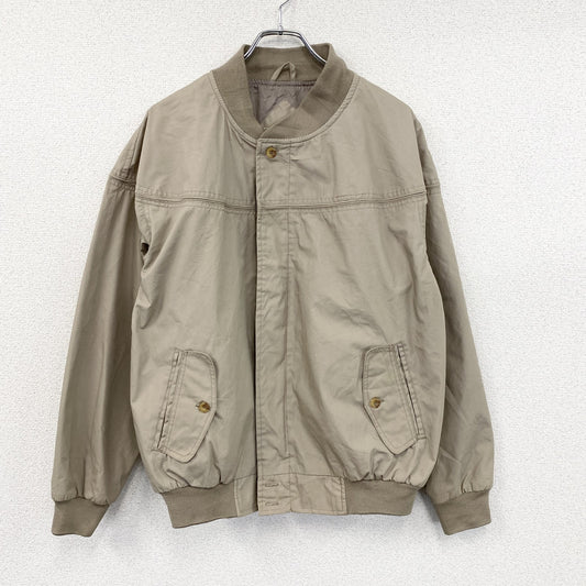 90s　ORIGINAL WINDBREAKER　ダービージャケット　ブルゾン/スイングトップ　ベージュ　Mサイズ