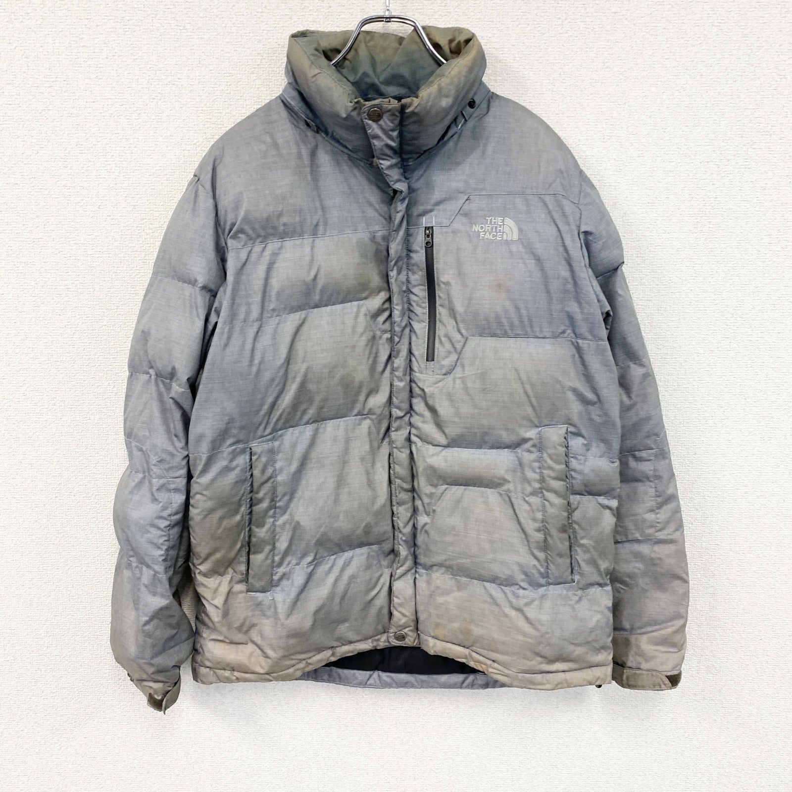 THE NORTH FACE　ザ・ノースフェイス　ダウンジャケット　フェード　グレー　Mサイズ