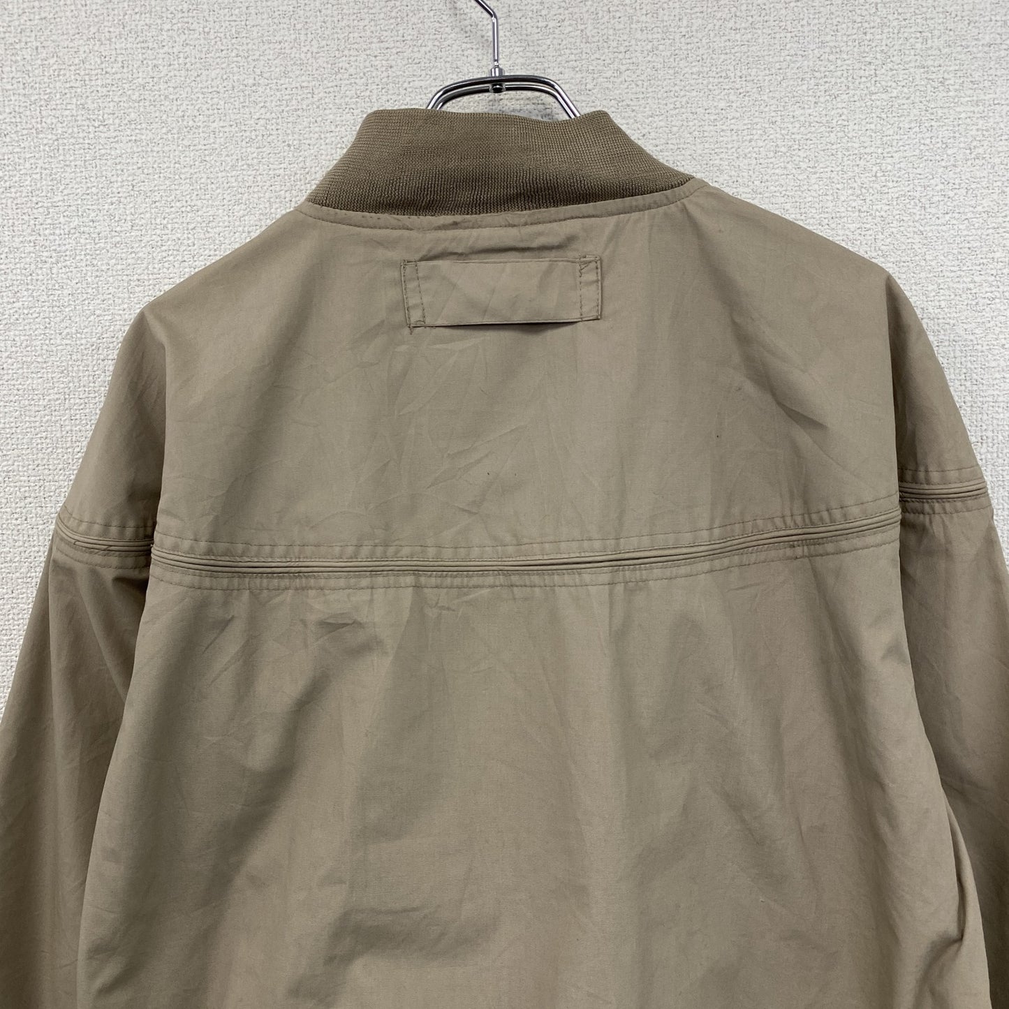 90s　ORIGINAL WINDBREAKER　ダービージャケット　ブルゾン/スイングトップ　ベージュ　Mサイズ
