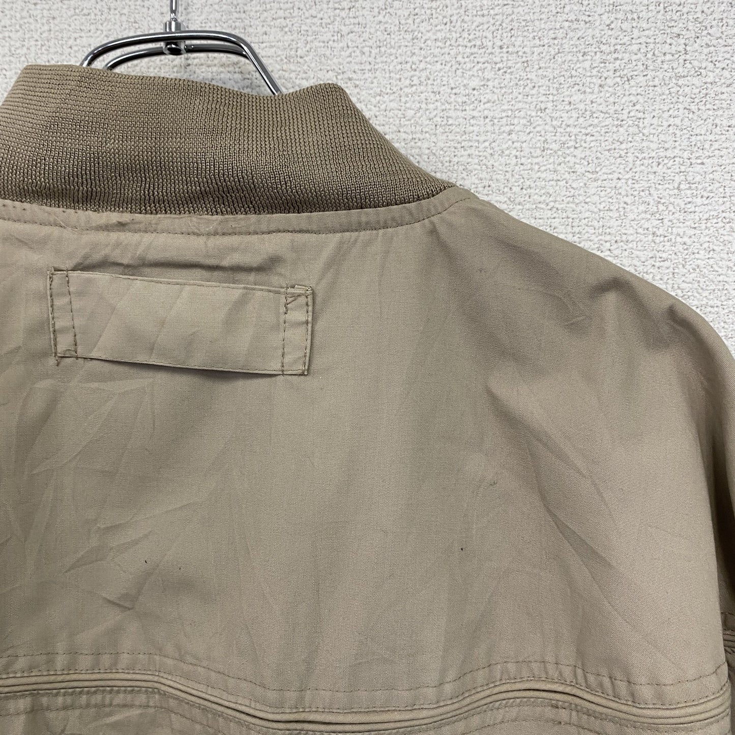 90s　ORIGINAL WINDBREAKER　ダービージャケット　ブルゾン/スイングトップ　ベージュ　Mサイズ