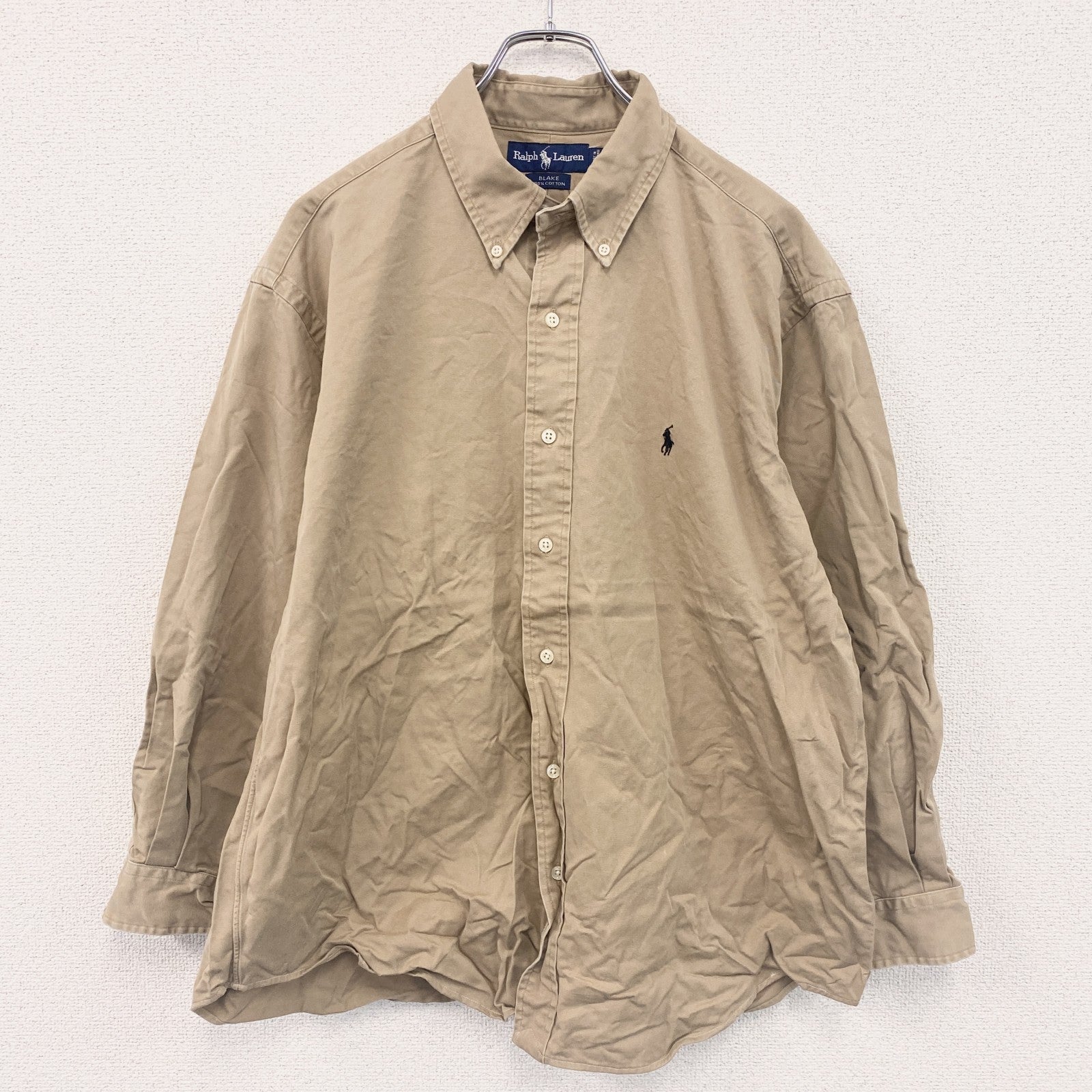 Ralph　Lauren　ラルフローレン　BRAKE　ボタンダウンシャツ　茶色　ブラウン　XLサイズ