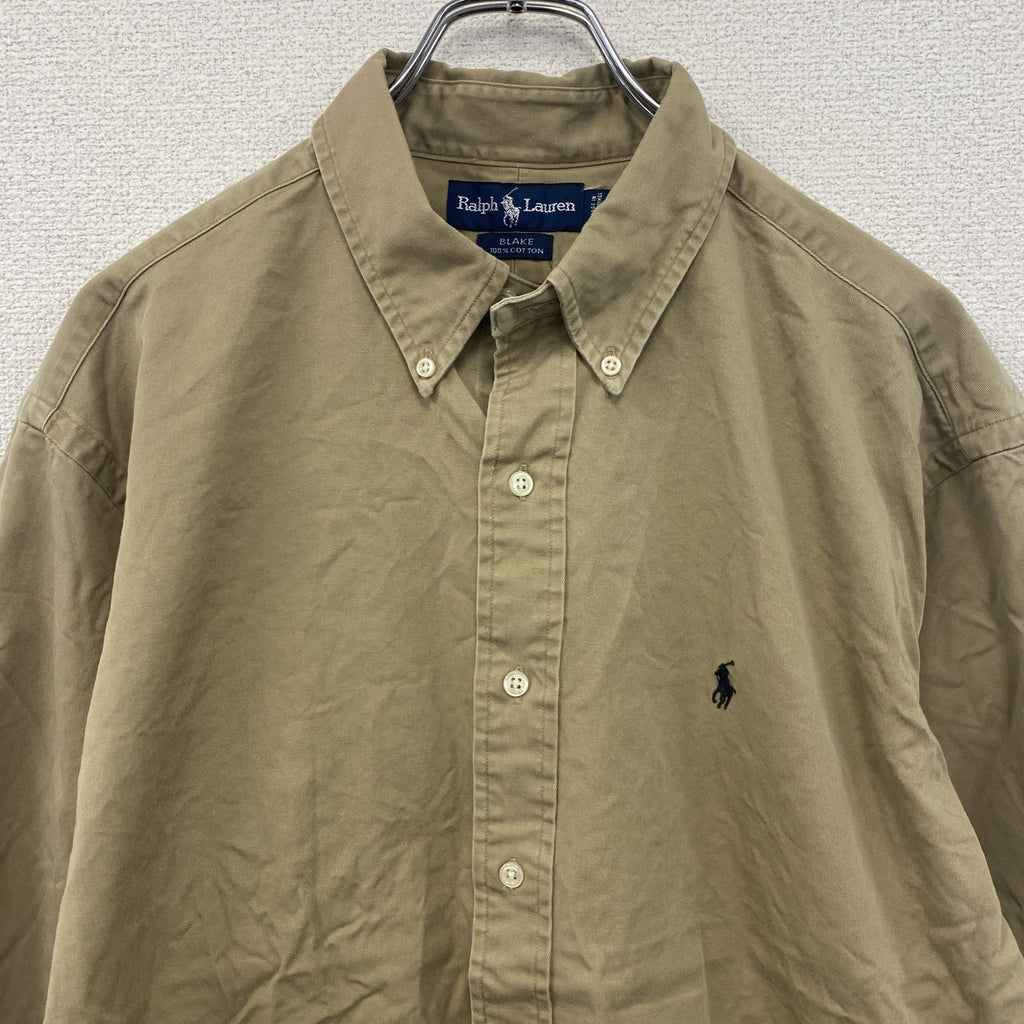 Ralph　Lauren　ラルフローレン　BRAKE　ボタンダウンシャツ　茶色　ブラウン　XLサイズ