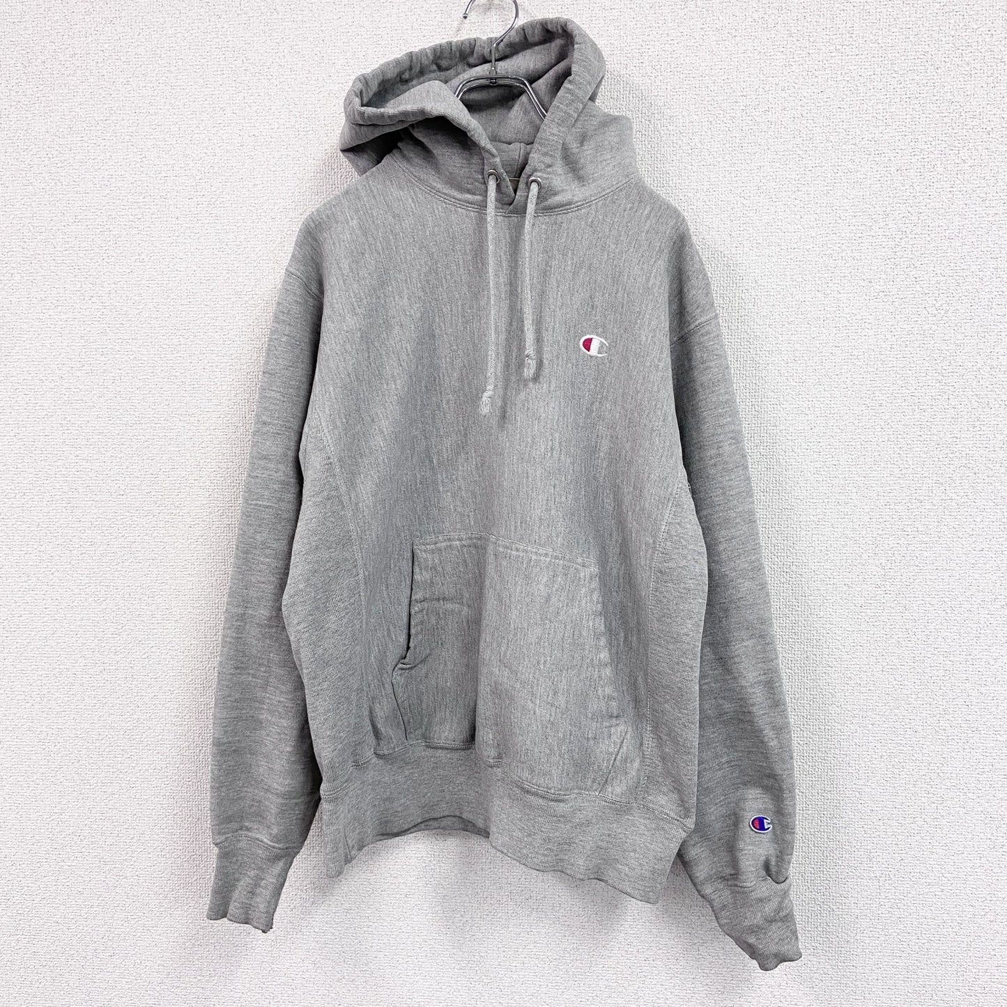 Champion　チャンピオン　リバースウィーブ　スウェットパーカー/フーディー　霜降りグレー　Mサイズ
