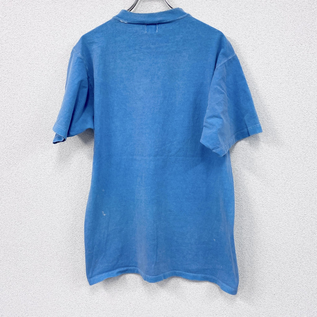 ～00s　GALT SAND　半袖プリントTシャツ　5連プリント　アーチプリント　ヴィンテージ　青　ブルー　Mサイズ