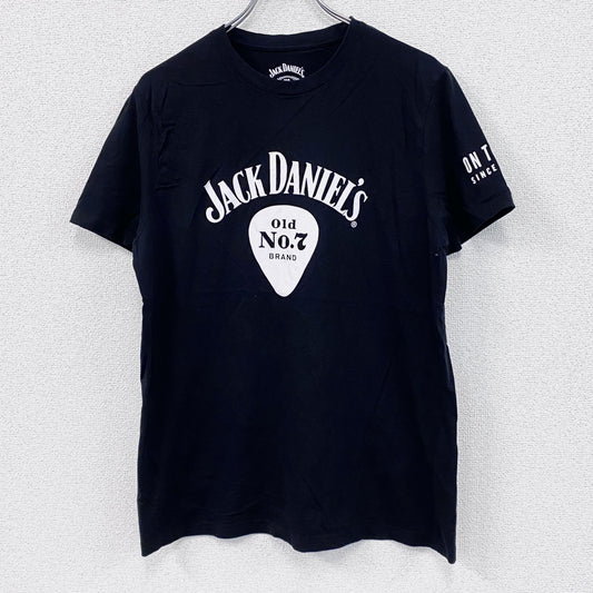 JACK DANIEL'S　ジャックダニエル　半袖プリントTシャツ　ウイスキー　黒　ブラック　XLサイズ