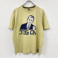 OBSCENE CLOTHING　半袖プリントTシャツ　人物T　フェード　黄色　イエロー　XLサイズ