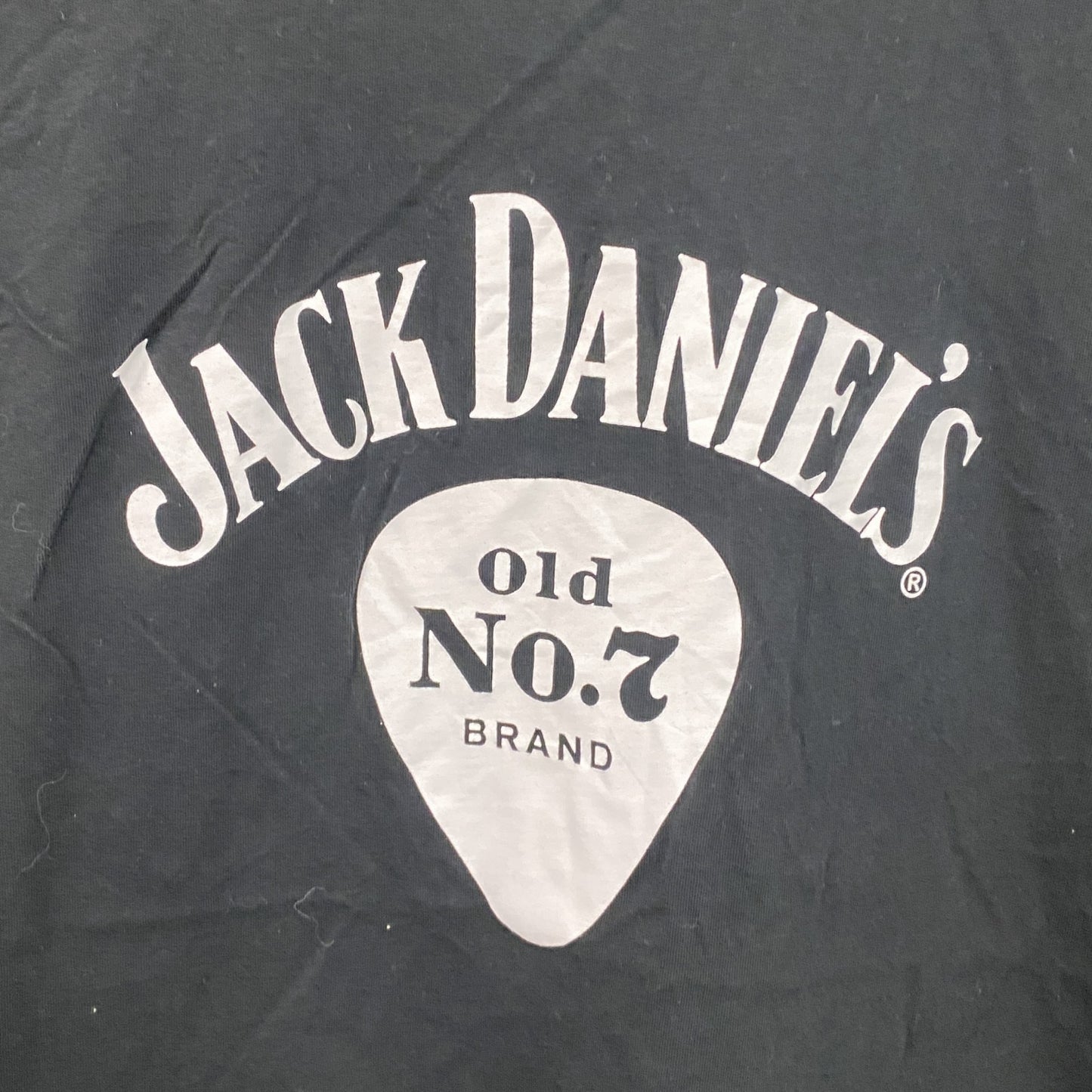 JACK DANIEL'S　ジャックダニエル　半袖プリントTシャツ　ウイスキー　黒　ブラック　XLサイズ