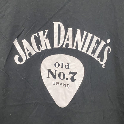 JACK DANIEL'S　ジャックダニエル　半袖プリントTシャツ　ウイスキー　黒　ブラック　XLサイズ