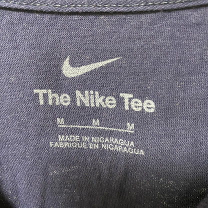 古着 used　THE NIKE TEE　ナイキ　半袖クルーネックデザインプリントTシャツ　ネイビー　ブリュワーズ　Mサイズ
