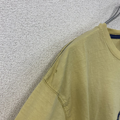 OBSCENE CLOTHING　半袖プリントTシャツ　人物T　フェード　黄色　イエロー　XLサイズ