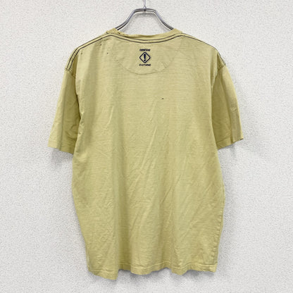 OBSCENE CLOTHING　半袖プリントTシャツ　人物T　フェード　黄色　イエロー　XLサイズ