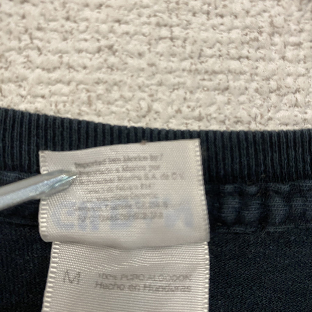 GILDAN　ギルダン　INTEPOL　インターポール　半袖プリントTシャツ　紺　ネイビー　Mサイズ