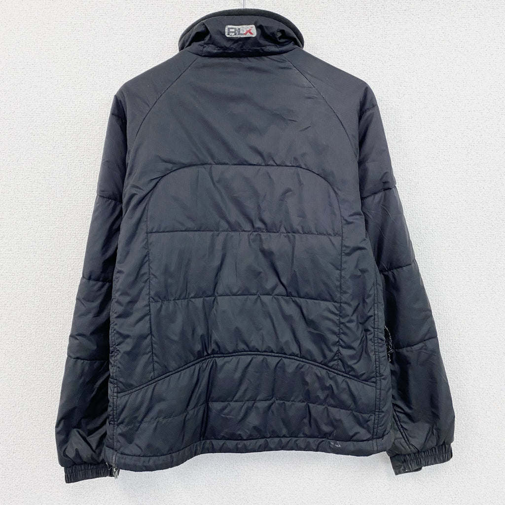 90s～　POLO SPORT RLX 　ポロスポーツレックス　フルジップジャケット　中綿入り　黒　ブラック　Mサイズ