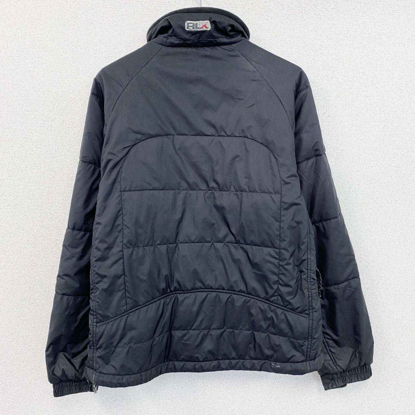 90s～　POLO SPORT RLX 　ポロスポーツレックス　フルジップジャケット　中綿入り　黒　ブラック　Mサイズ