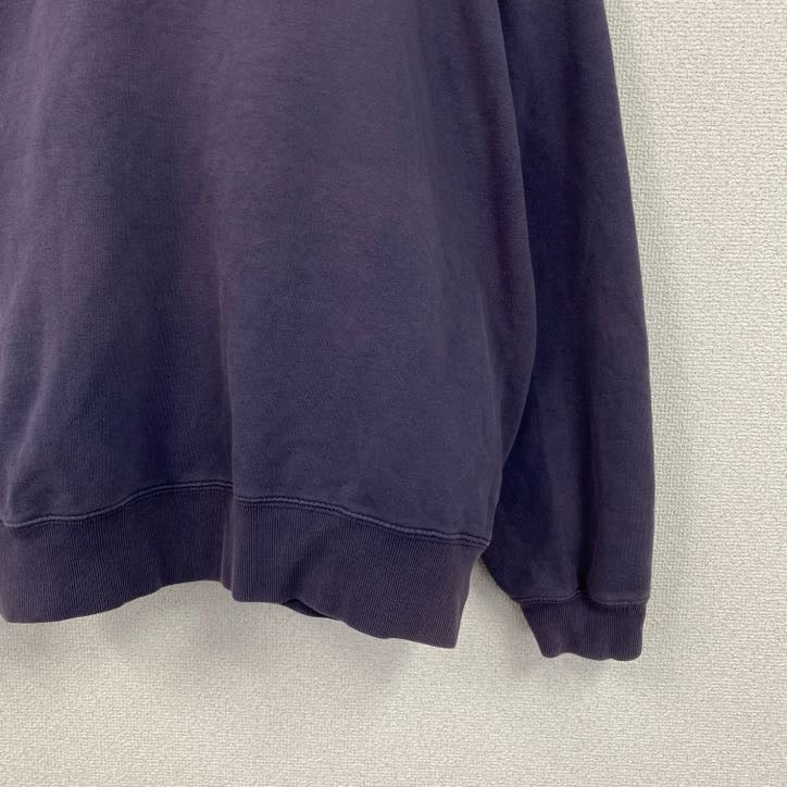 90s　OLD GAP　オールドギャップ　ハーフジッププルオーバースウェット/トレーナー　ナス紺　ネイビー　Lサイズ