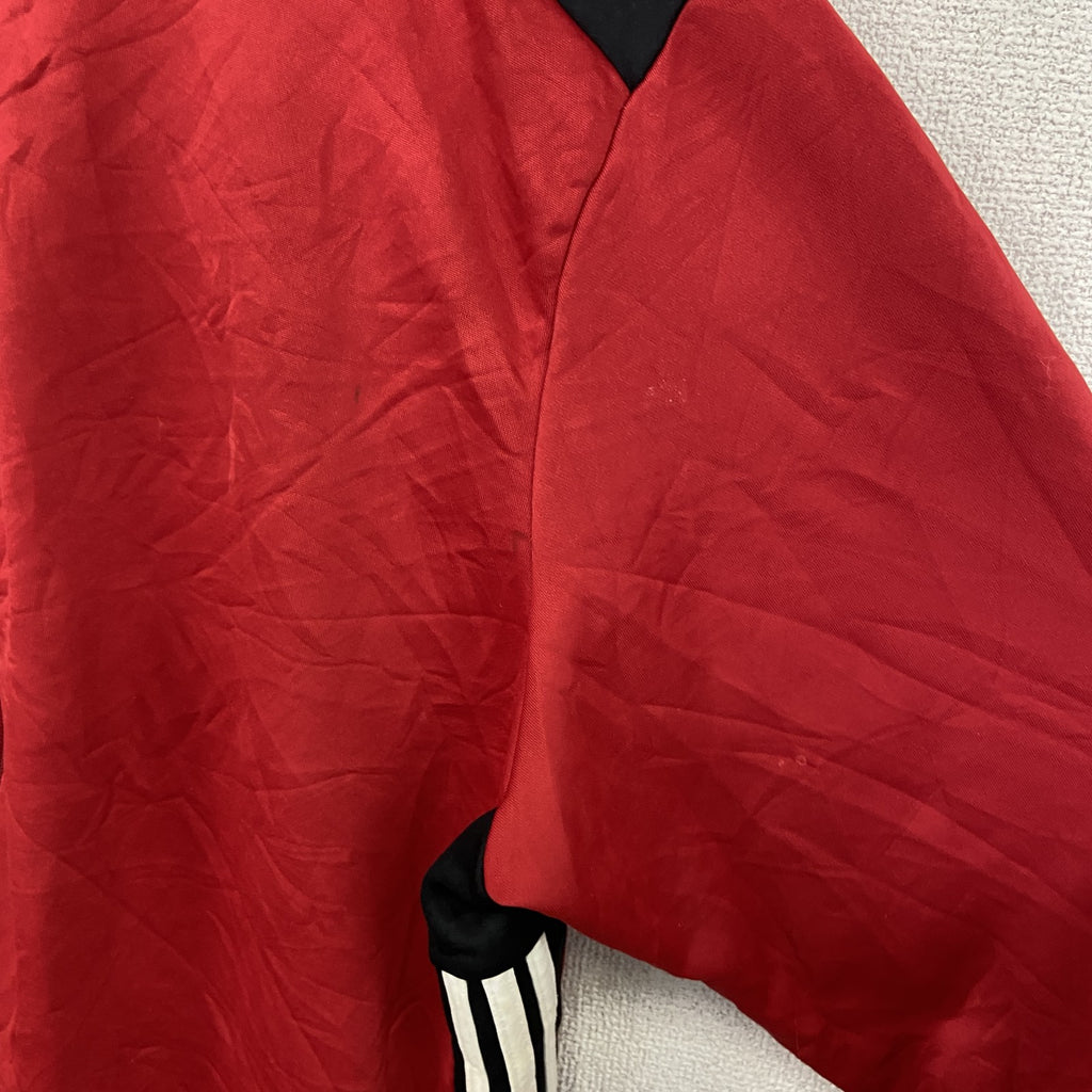 adidas　アディダス　トラックジャケット/ジャージ　スリーストライプス　赤　レッド　３XLサイズ