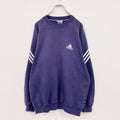 90s　adidas　アディダス　スウェット/トレーナー　ヴィンテージ　紺　ネイビー　Lサイズ