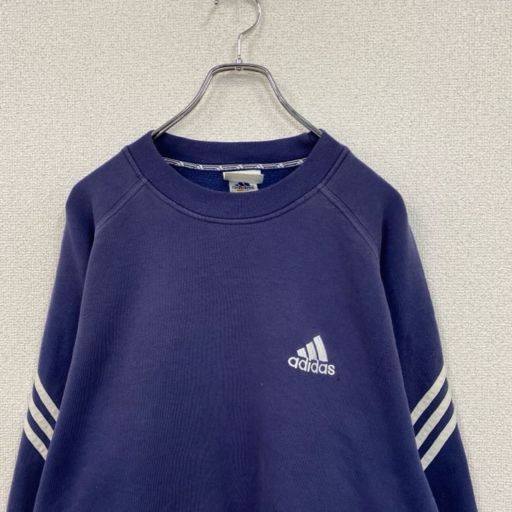 90s　adidas　アディダス　スウェット/トレーナー　ヴィンテージ　紺　ネイビー　Lサイズ