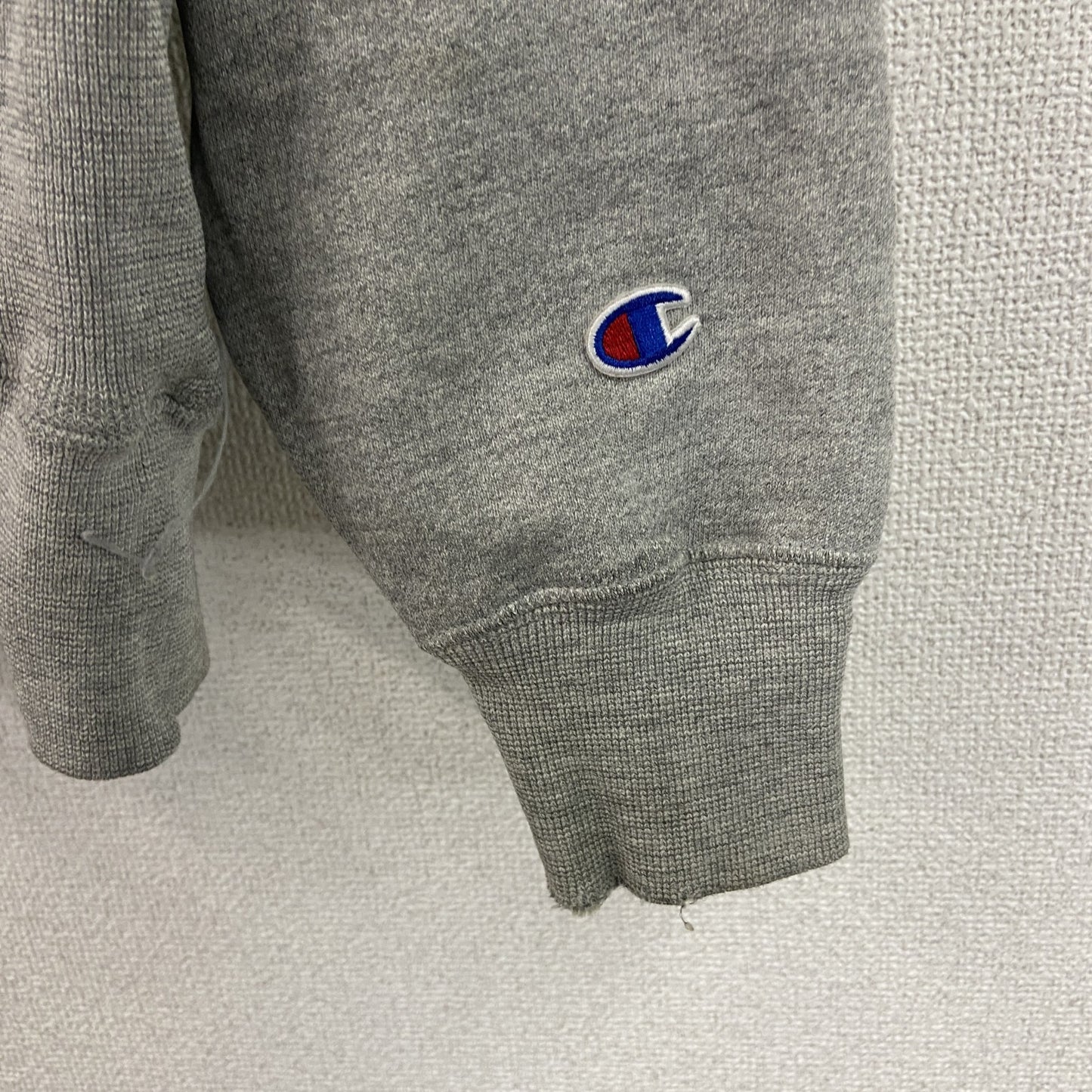 Champion　チャンピオン　リバースウィーブ　スウェットパーカー/フーディー　単色タグ　復刻　霜降りグレー　XLサイズ