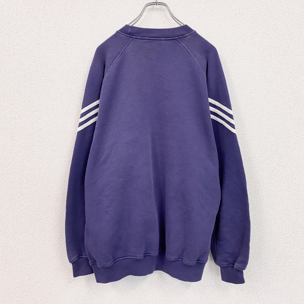 90s　adidas　アディダス　スウェット/トレーナー　ヴィンテージ　紺　ネイビー　Lサイズ