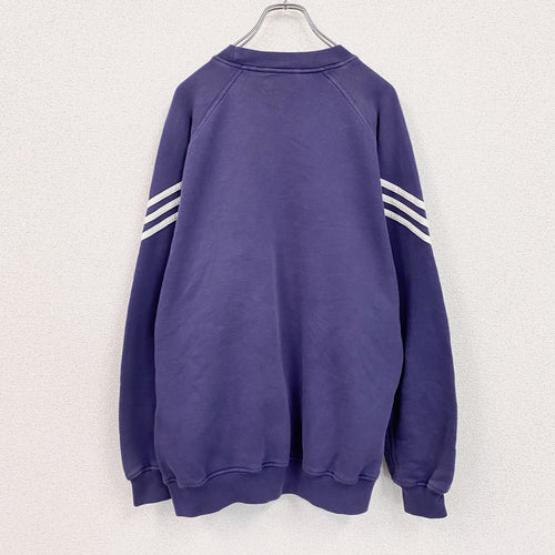 90s　adidas　アディダス　スウェット/トレーナー　ヴィンテージ　紺　ネイビー　Lサイズ