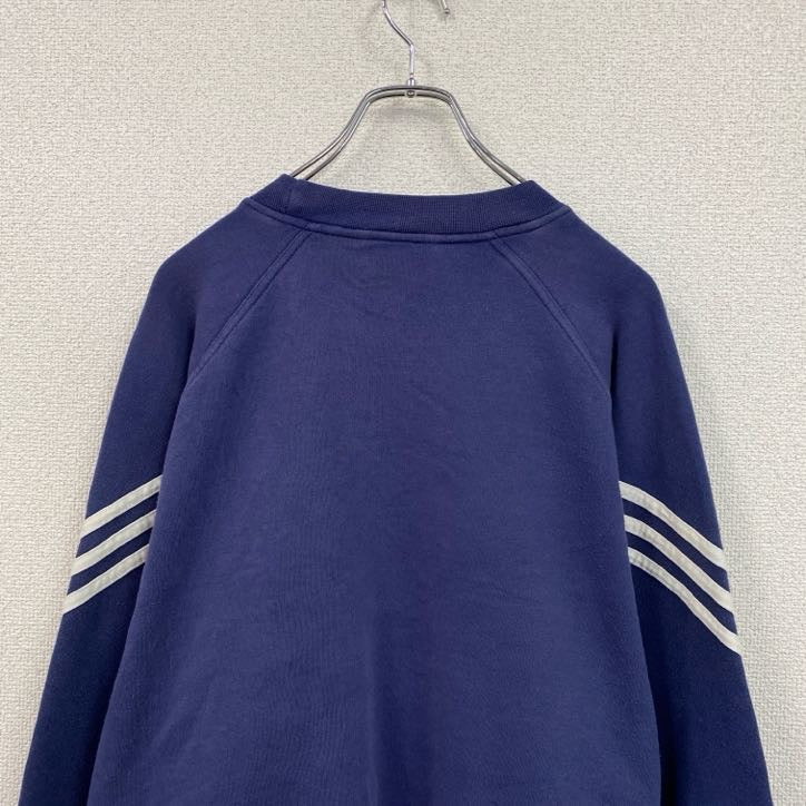 90s　adidas　アディダス　スウェット/トレーナー　ヴィンテージ　紺　ネイビー　Lサイズ