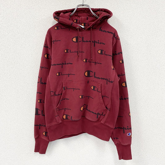 Champion　チャンピオン　リバースウィーブ　スウェットパーカー/フーディー　ヘビーウエイト　現行　赤　レッド　Sサイズ
