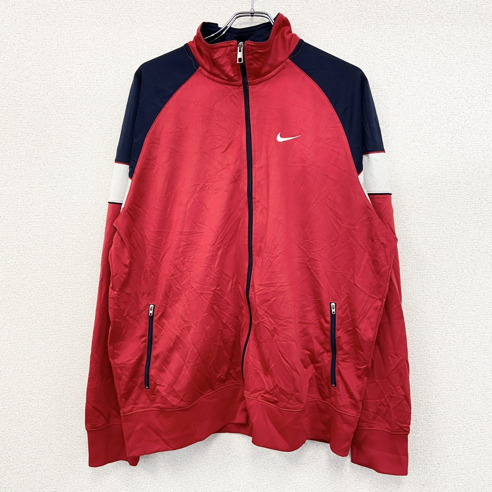 NIKE　ナイキ　トラックジャケット/ジャージ　赤　レッド　XXLサイズ