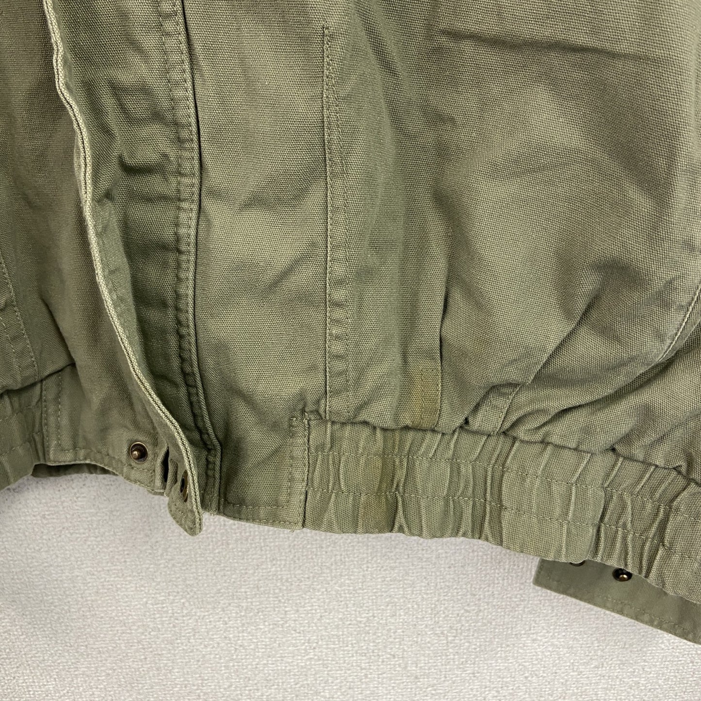 90s～　Dunbrooke Distinctive Images　ブルゾン/スイングトップ　カーキ　2XLサイズ