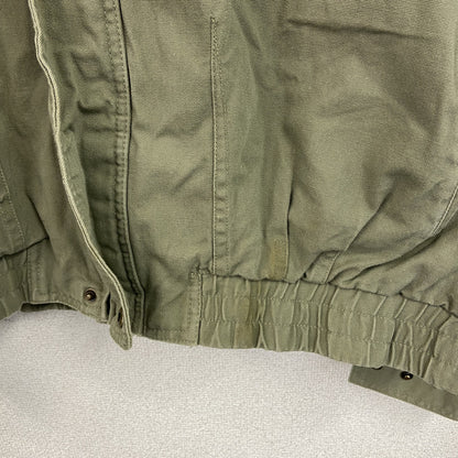 90s～　Dunbrooke Distinctive Images　ブルゾン/スイングトップ　カーキ　2XLサイズ