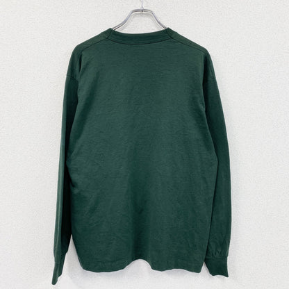 ～90s　BEST FRUIT OF THE LOOM　長袖Tシャツ/ロンT　シングルステッチ　緑　グリーン　XLサイズ