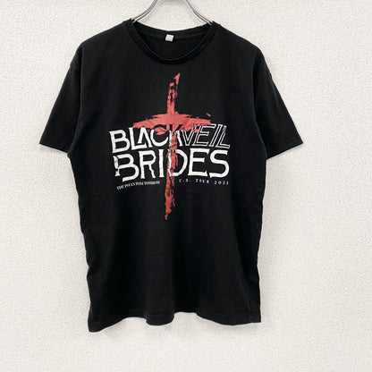Black Veil Brides　ブラック・ベイル・ブライズ　半袖プリントTシャツ　バンドT　黒　ブラック　Lサイズ
