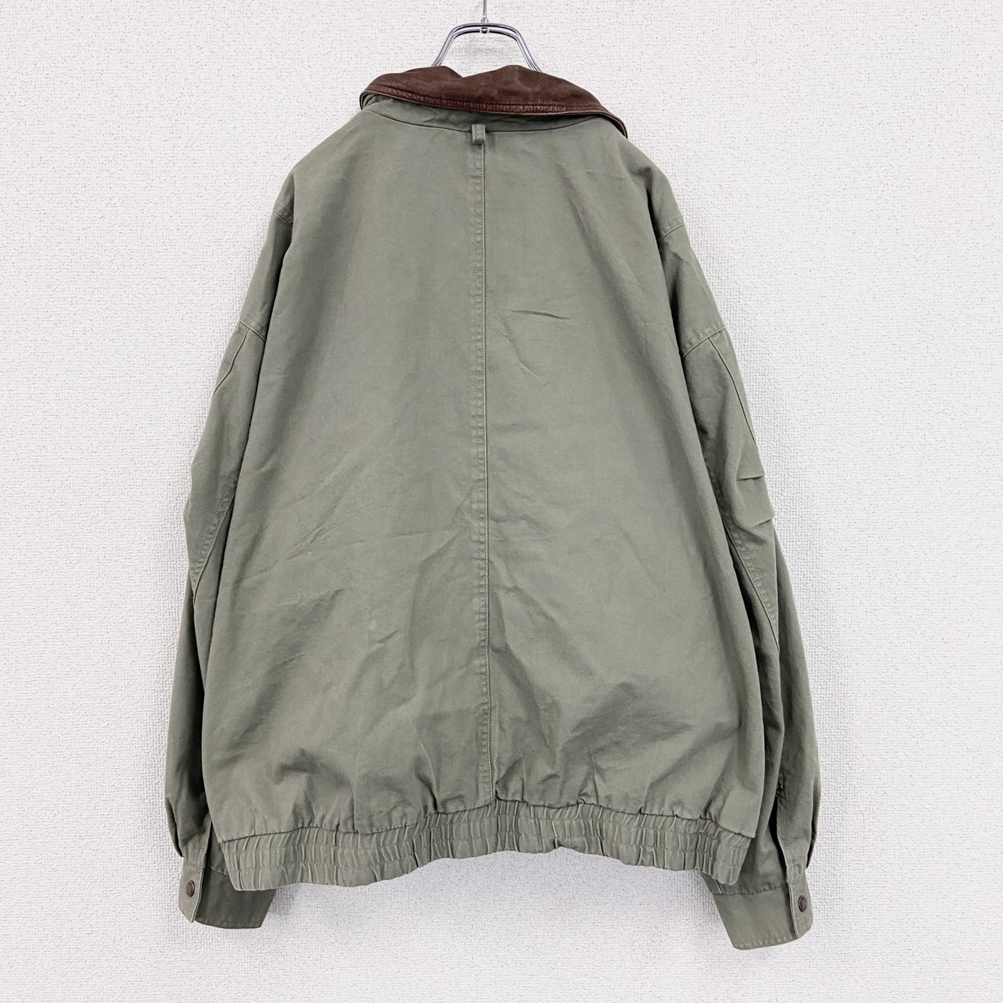 90s～　Dunbrooke Distinctive Images　ブルゾン/スイングトップ　カーキ　2XLサイズ