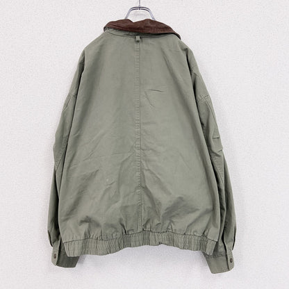 90s～　Dunbrooke Distinctive Images　ブルゾン/スイングトップ　カーキ　2XLサイズ
