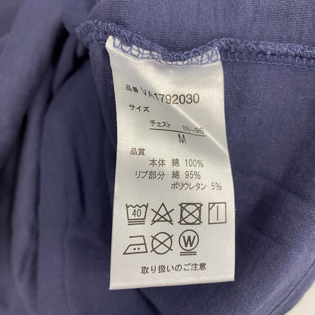 VAN JACKET INC.　ヴァンヂャケット　半袖Tシャツ　フロッキープリント　アーチプリント　紺　ネイビー　Mサイズ
